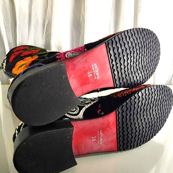 Vintage Custom Suzani Riding Boots - Picture 8 of 13